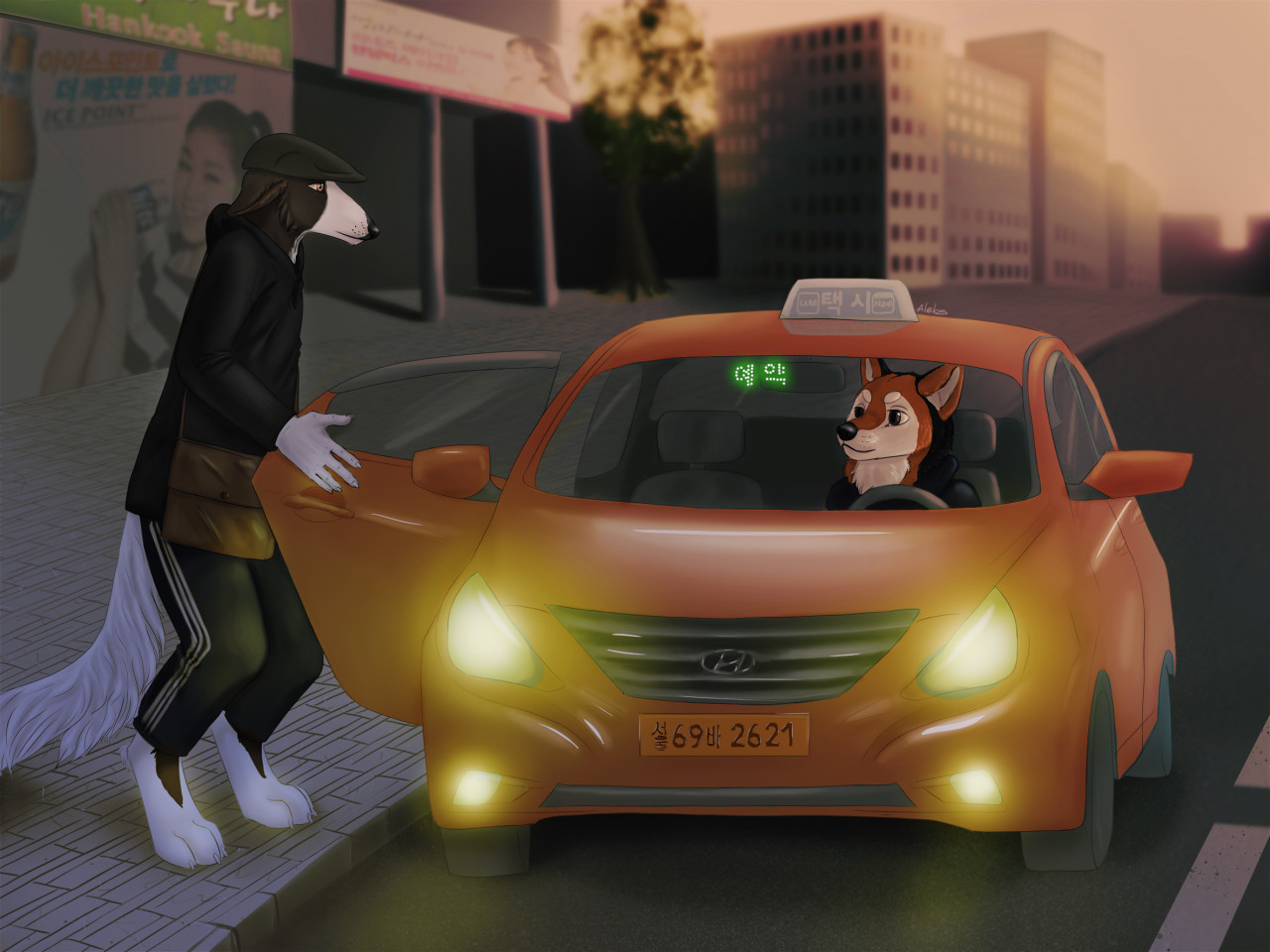 Green Eyed Taxi By Rodion_Borza -- Fur Affinity [Dot] Net