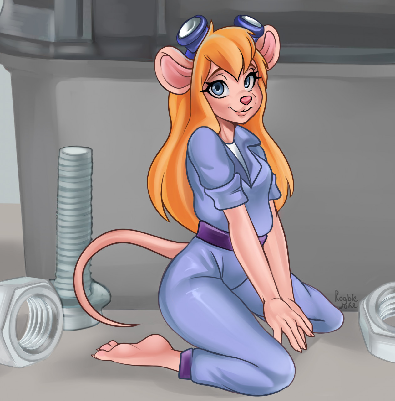 Chip and dale gadget no pants