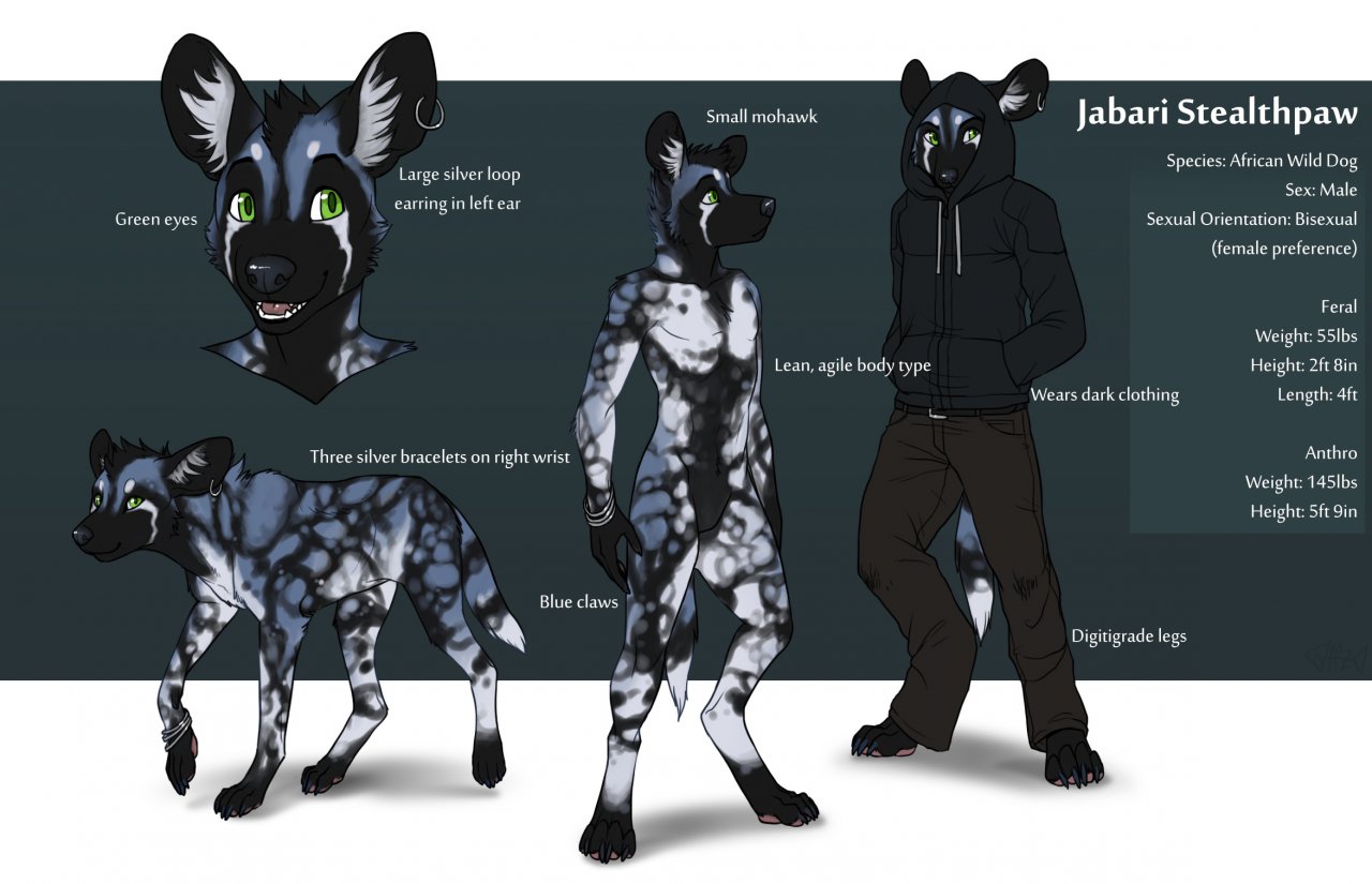 Jabari Reference Sheet (SFW) by Rogue_OCs -- Fur Affinity [dot] net