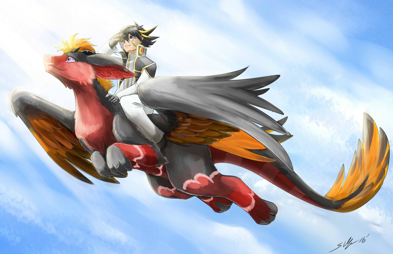 Yugioh Rogue And Z One Through The Clouds By Rogueofamegakure Fur Affinity Dot Net