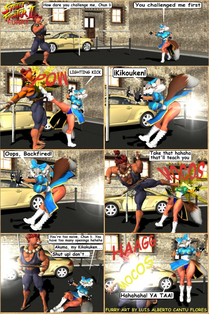 Street Fighter CH VS AK comic by rokefox -- Fur Affinity [dot] net