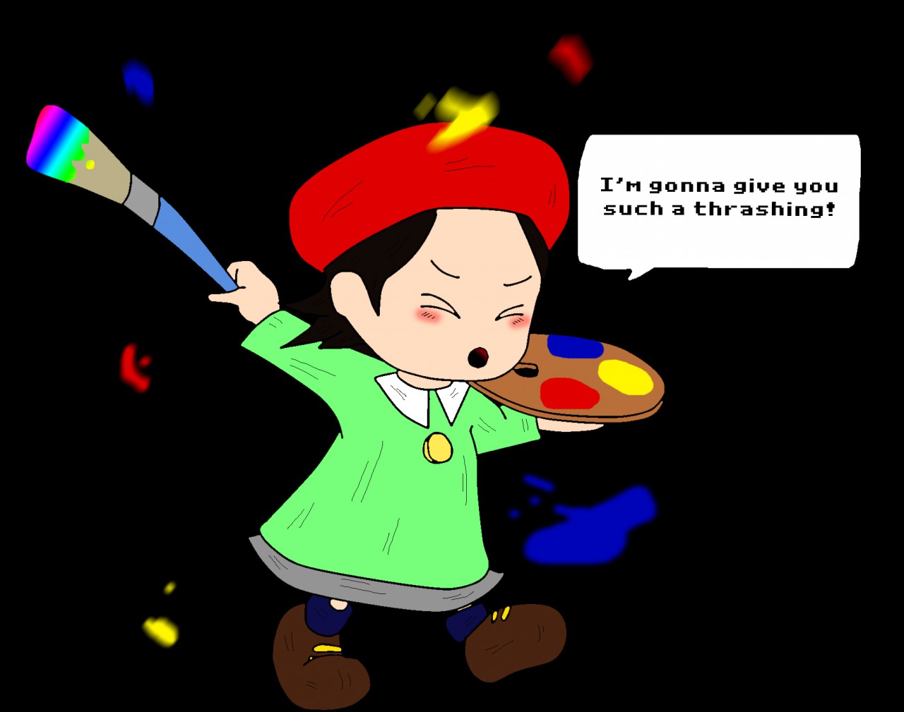 Adeleine: The Flailing Warrior by Rokku-D -- Fur Affinity [dot] net