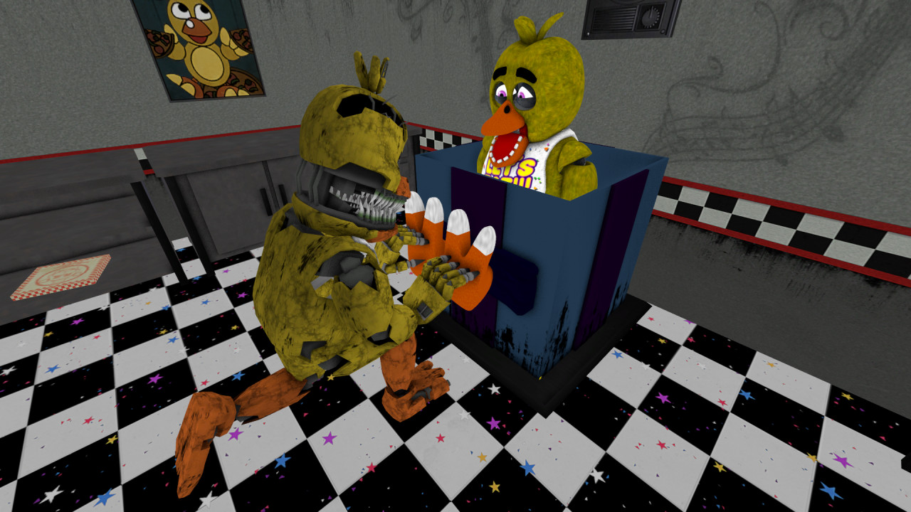 Withered Chica [FNAF] by -Lighth0use- -- Fur Affinity [dot] net