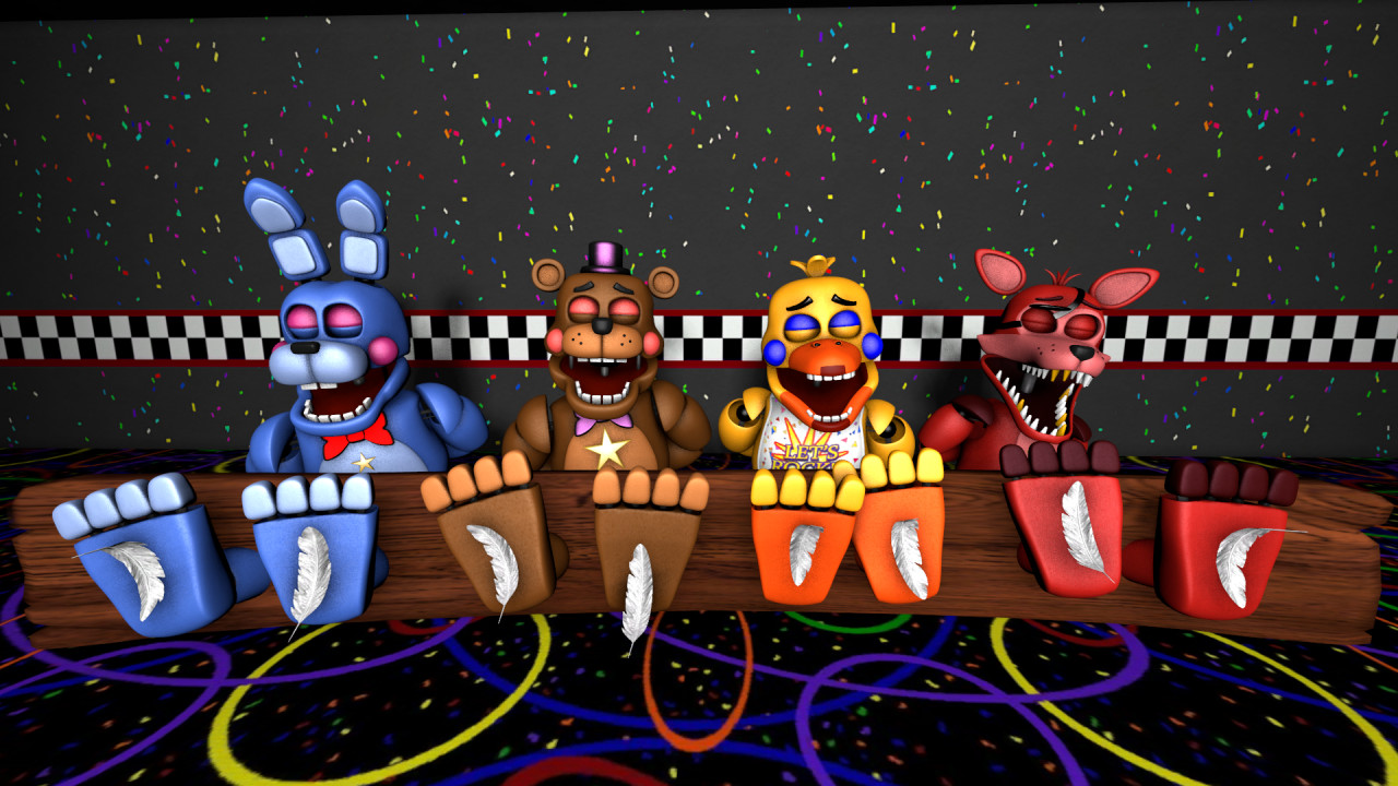 ALL FNAF CHARACTERS TICKLED 5 by ROLEXROCHE -- Fur Affinity [dot] net