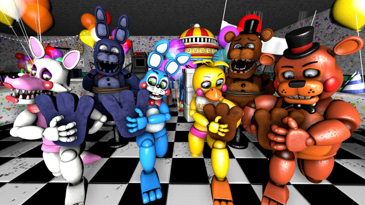 ALL FNAF CHARACTERS TICKLED 5 by ROLEXROCHE -- Fur Affinity [dot] net