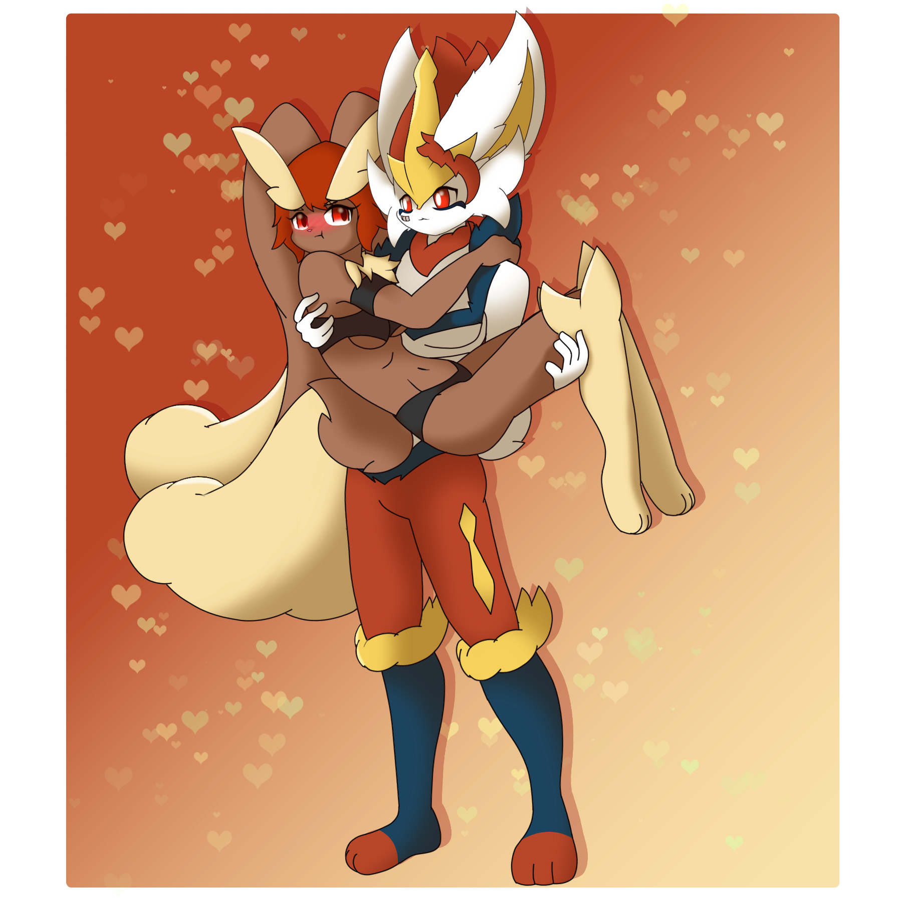 Cinderace and lopunny