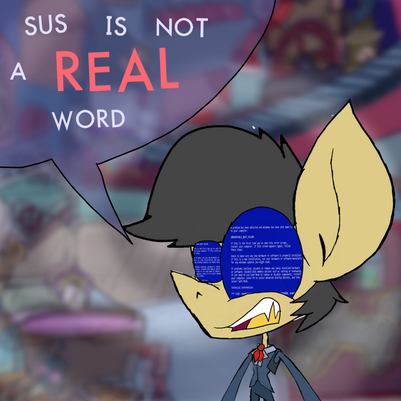 Sus Is not a real word(Text version) by RoninHunt0987 -- Fur Affinity [dot]  net