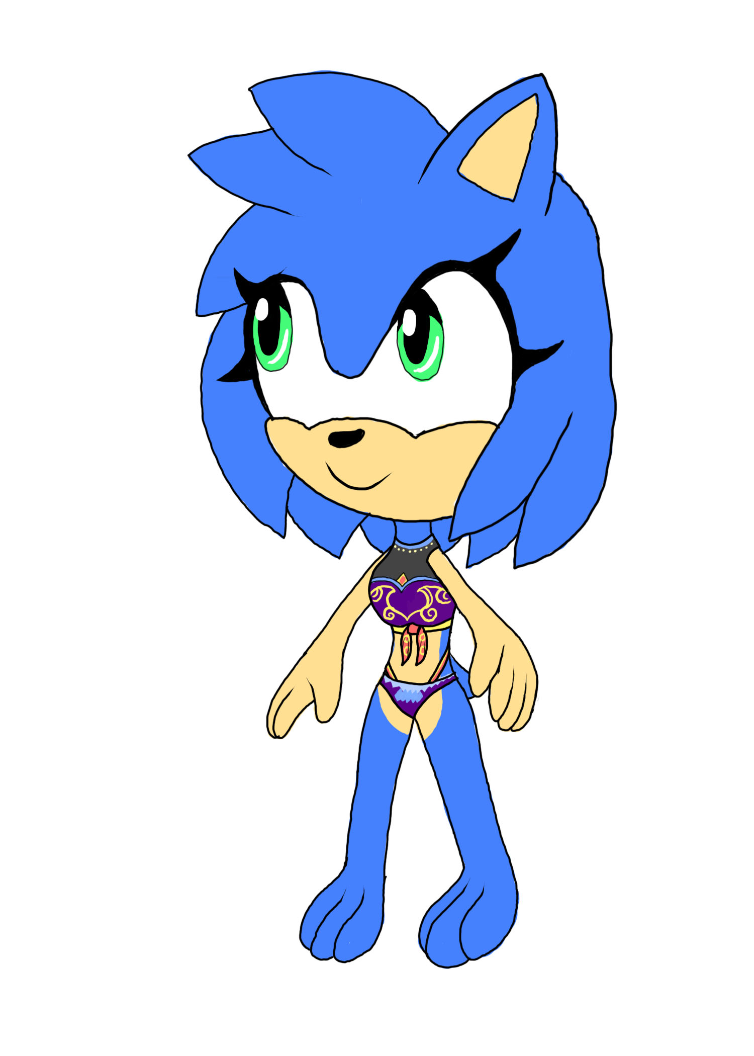 Emily The Hedgehog 1 by RoninHunt0987 -- Fur Affinity [dot] net