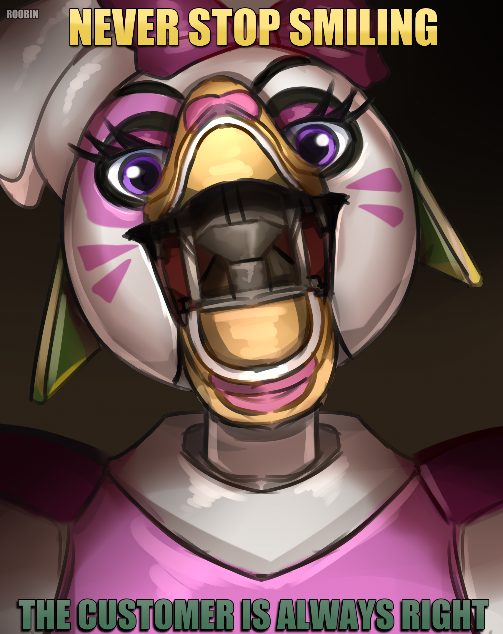 Chica poster by Roobin -- Fur Affinity [dot] net