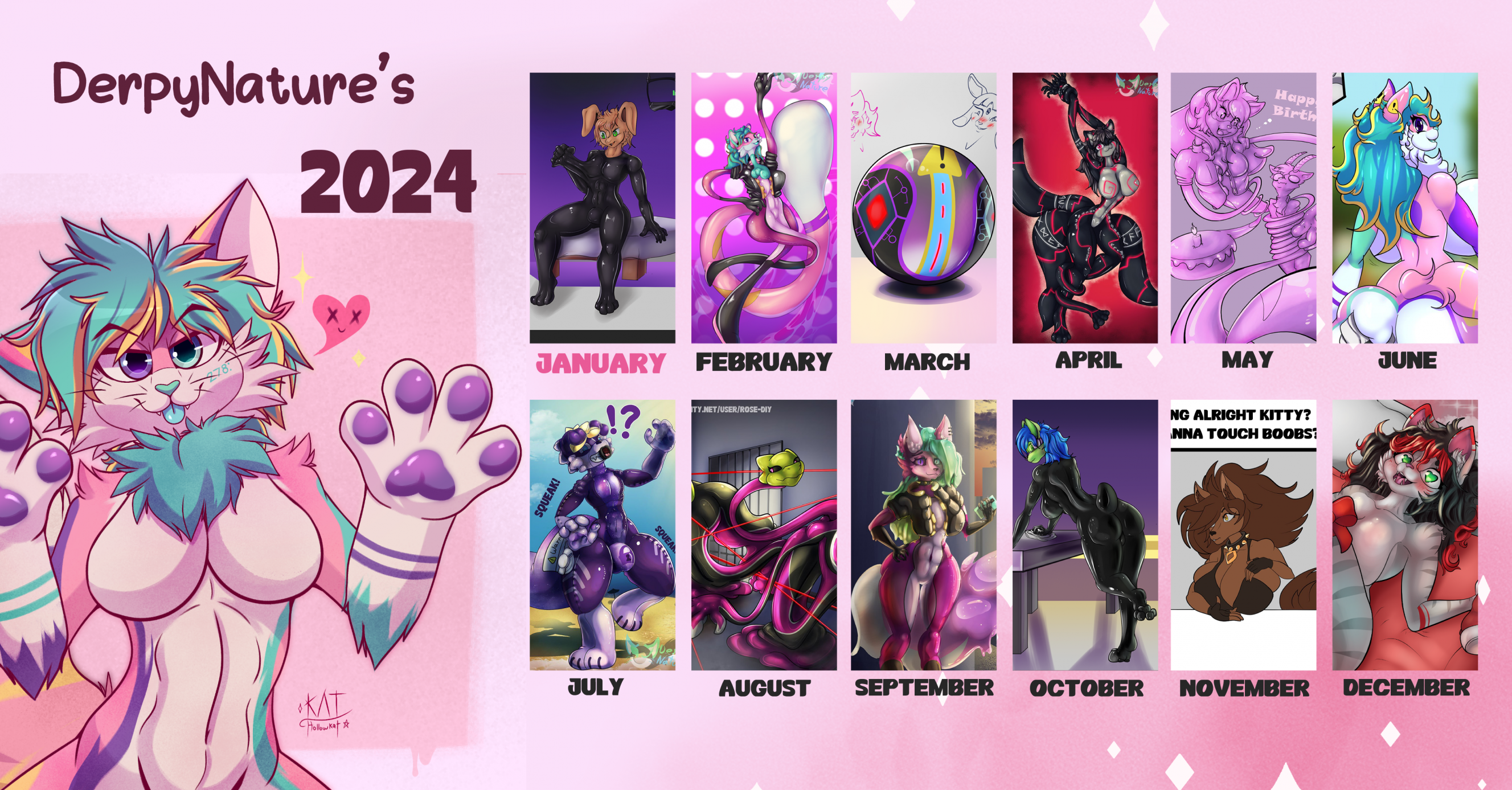 Art Summary 2024 ! - DerpyNature's Art