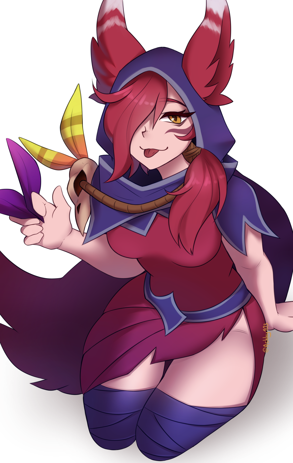 Xayah by Rosie. -- Fur Affinity [dot] net