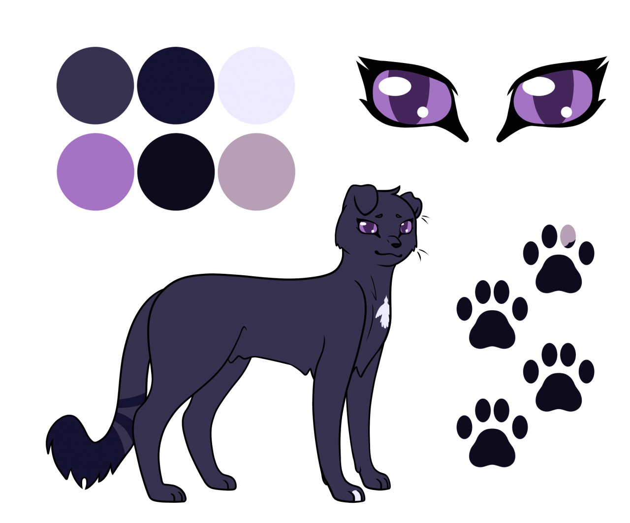 Warrior Cats Design #5) Ravenpaw by Wolfie-Moonscar -- Fur Affinity [dot]  net