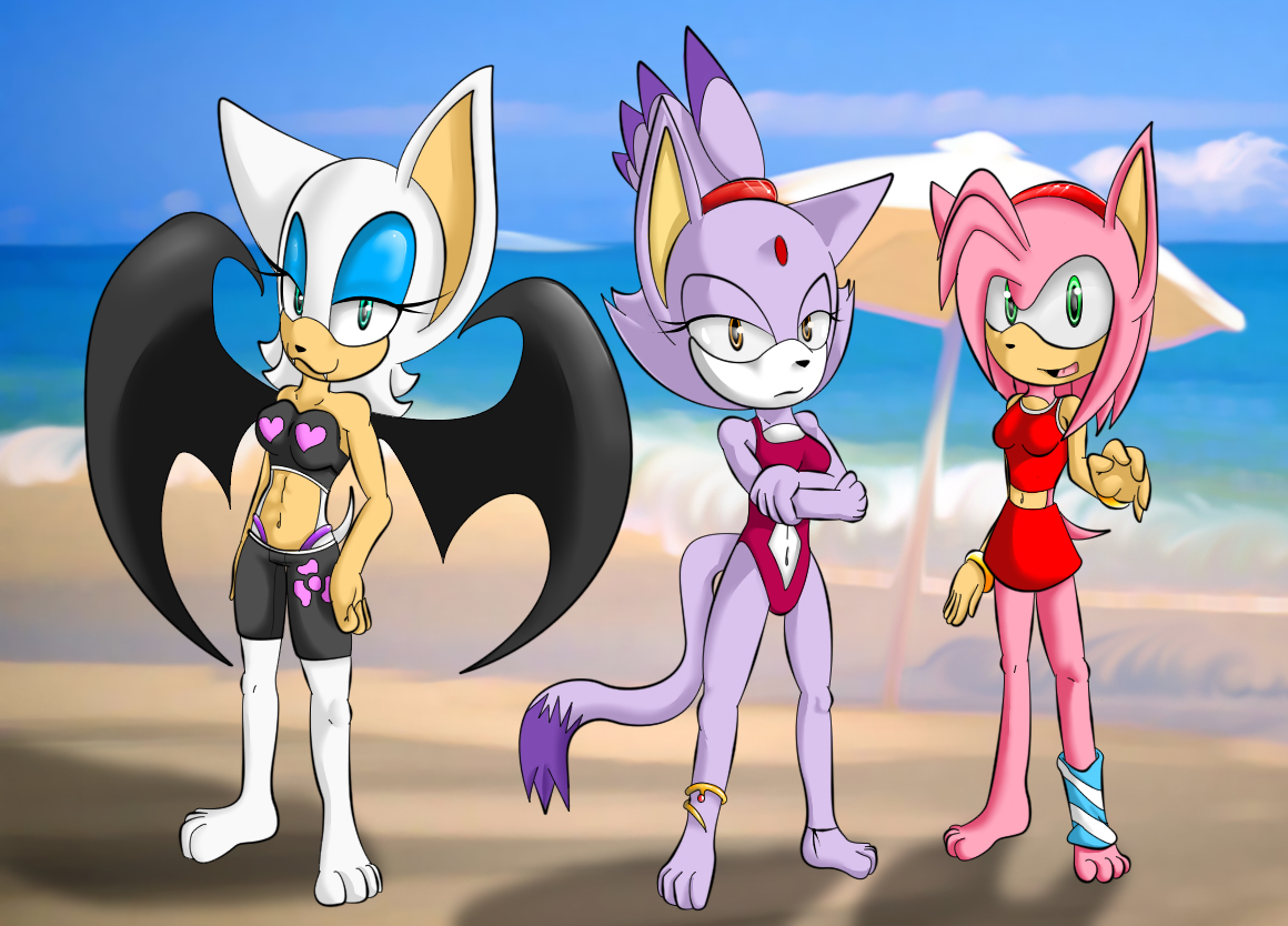 sonic characters as girls