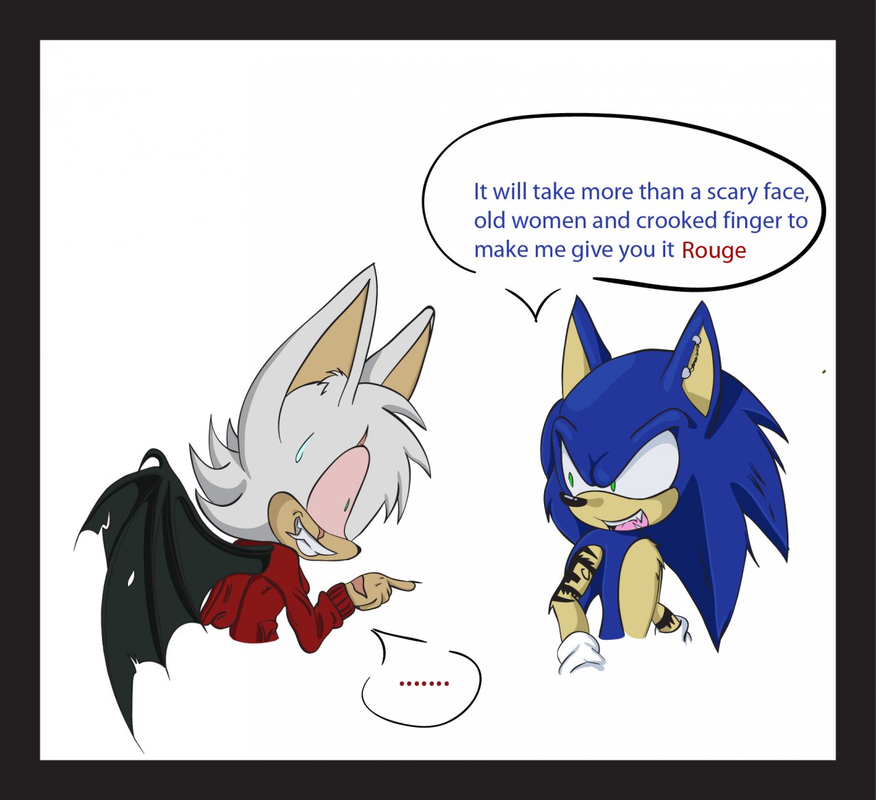 Rouge and Sonic 30 years later concept (reupload) by rouge2t7 -- Fur  Affinity [dot] net