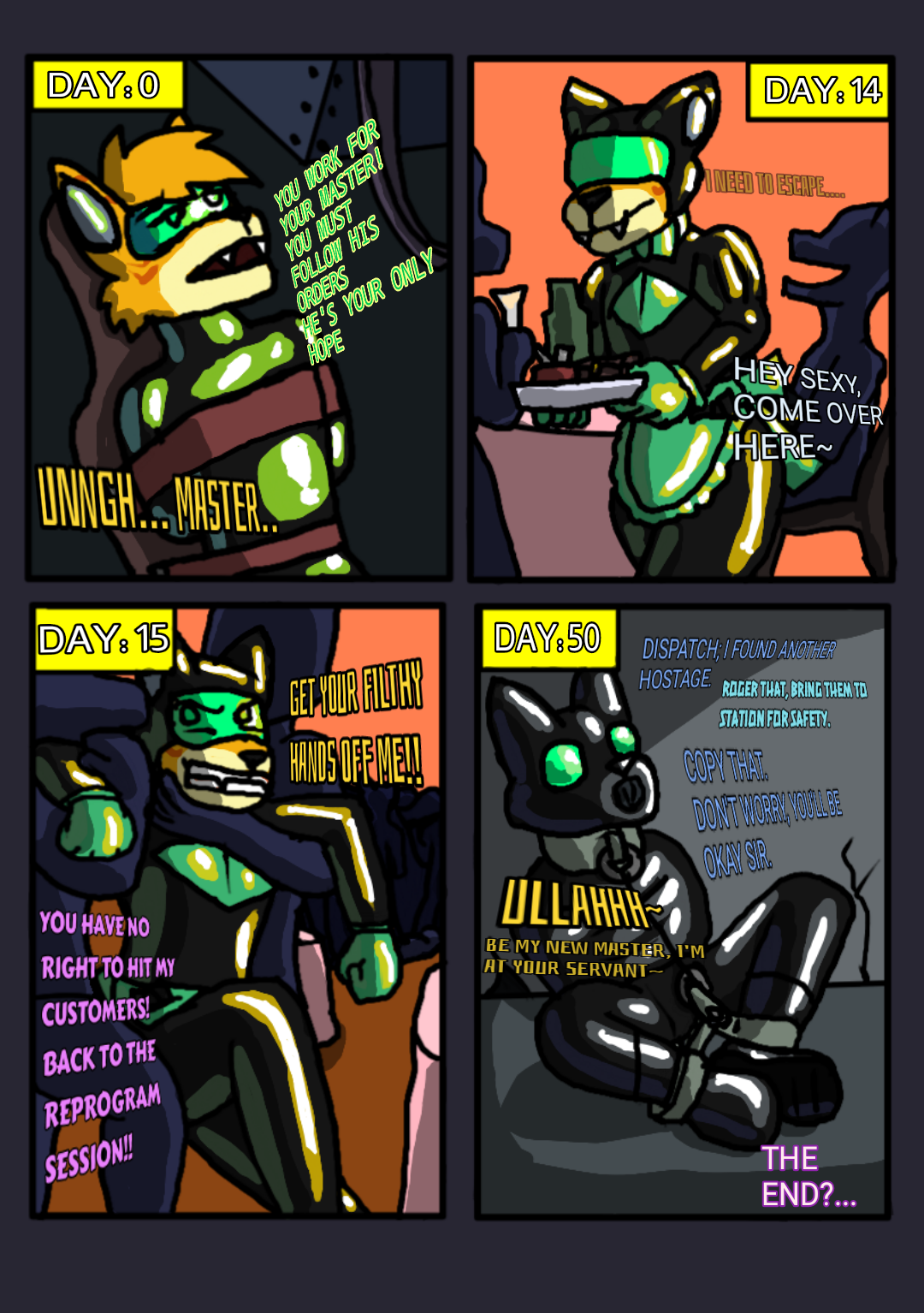 COMIC COM: Days of torment by RUB-BOT -- Fur Affinity [dot] net