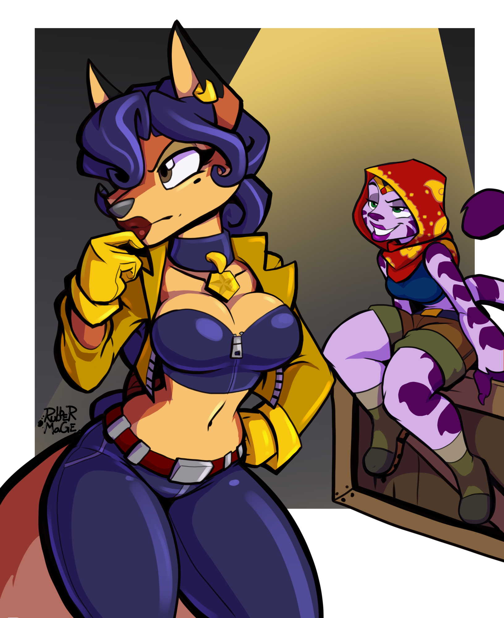 Inspector Fox & Constable neyla by RubberMage -- Fur Affinity [dot] net