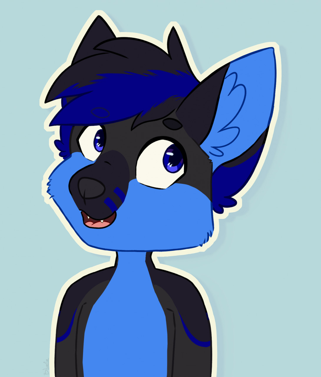 Fenry Wolf Icon (by Bluefie) by rufenris -- Fur Affinity [dot] net