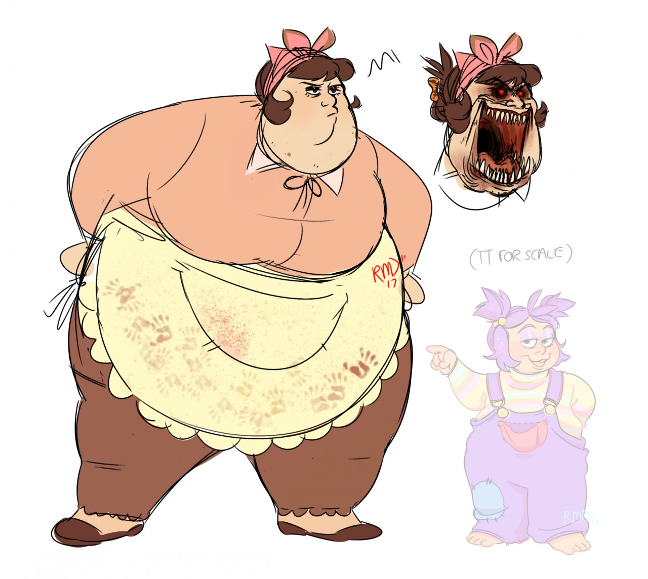 Where are my children?! I wanted to make my own human version of mama  tattletail, because I love this game. On the right we see a woman dressed  in the 90s with