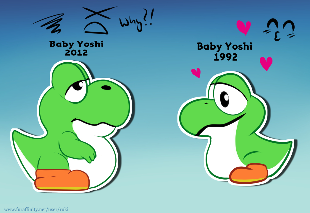 mario baby yoshi