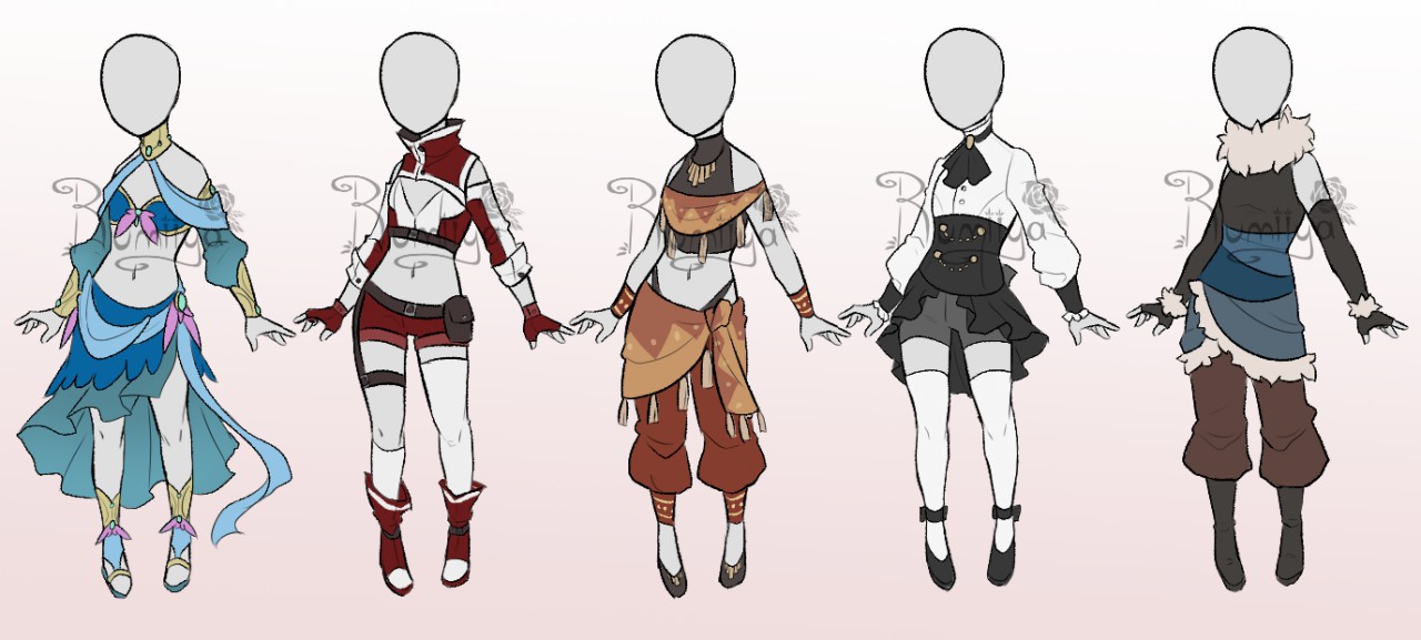 Adoptable Outfit 1 [CLOSED] by CrimsonSnow -- Fur Affinity [dot] net