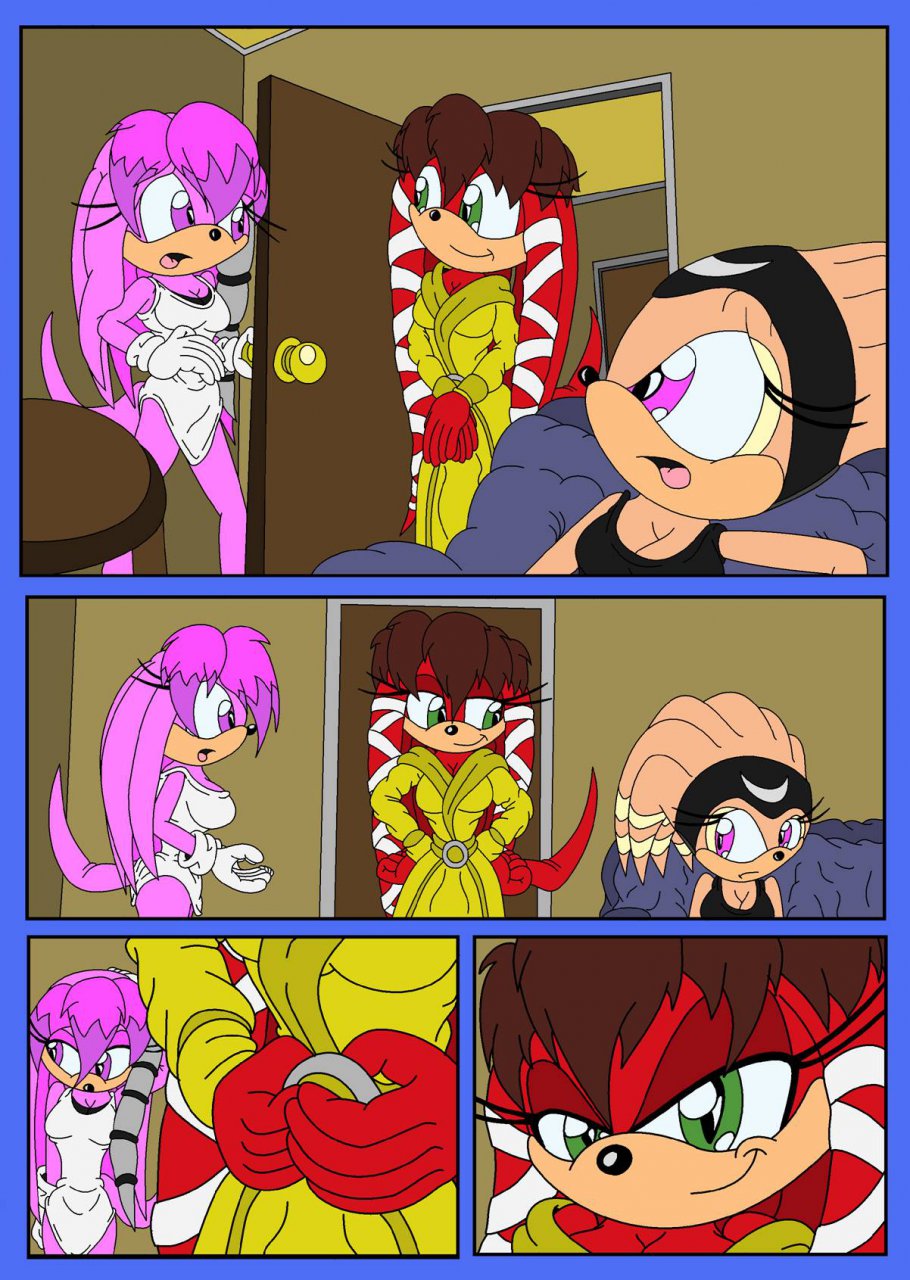 shade the echidna and julie-su (sonic and 2 more) drawn by