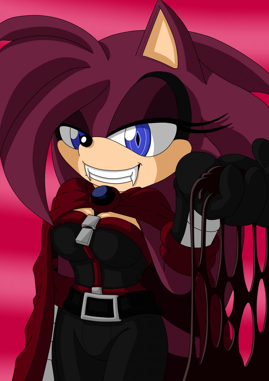 Sin Carmilla hedgehog Vampire by Runhurd -- Fur Affinity [dot] net