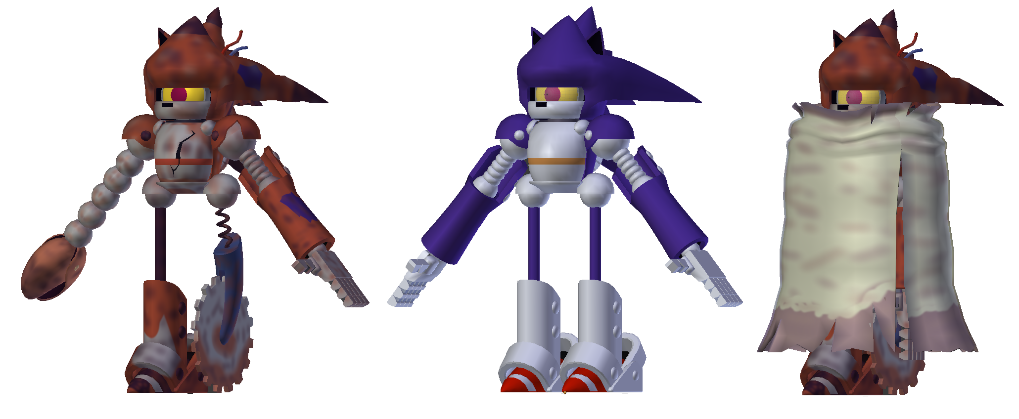 Scrapnik Island's Mecha Sonic(MOD AVAIBLE) [Sonic 3 A.I.R.] [Concepts]