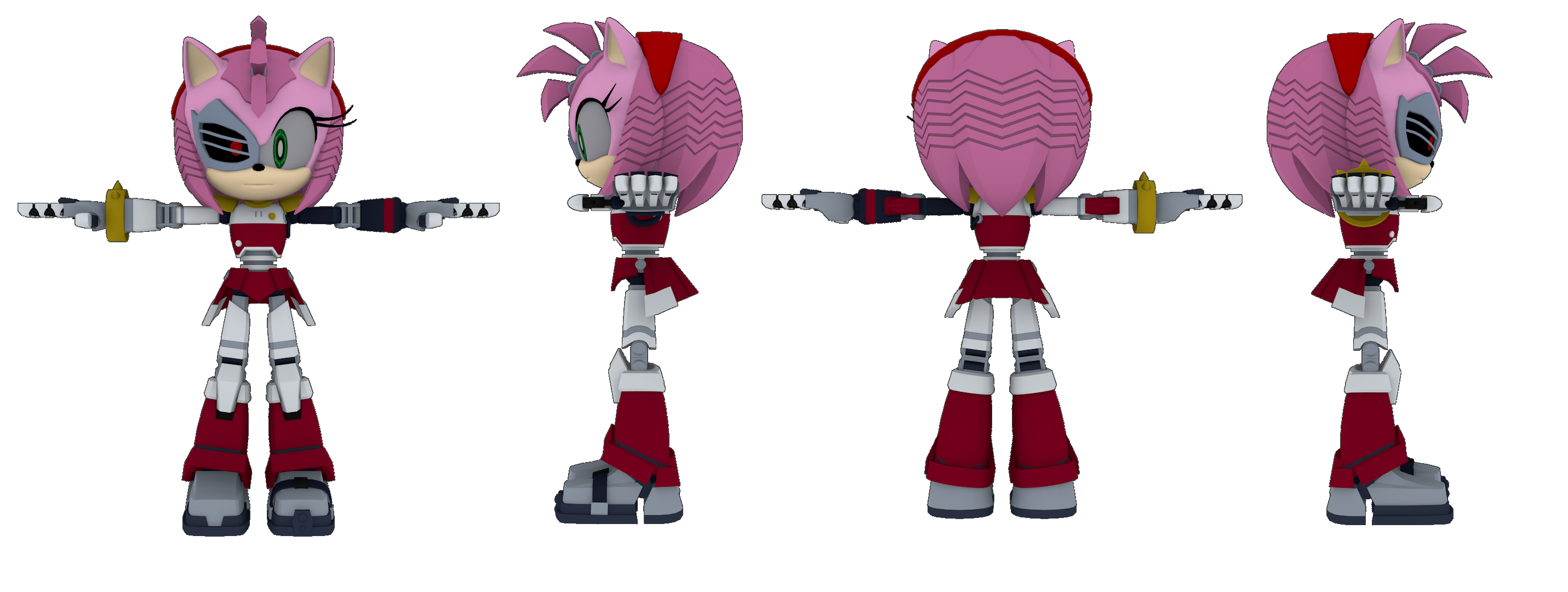 Rusty Rose HD model Sonic Prime by Runhurd -- Fur Affinity [dot] net