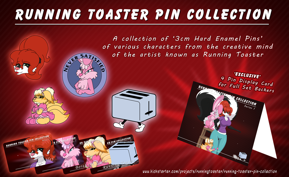 3cm Enamel Pin Collection - KickStarter Project by runningtoaster