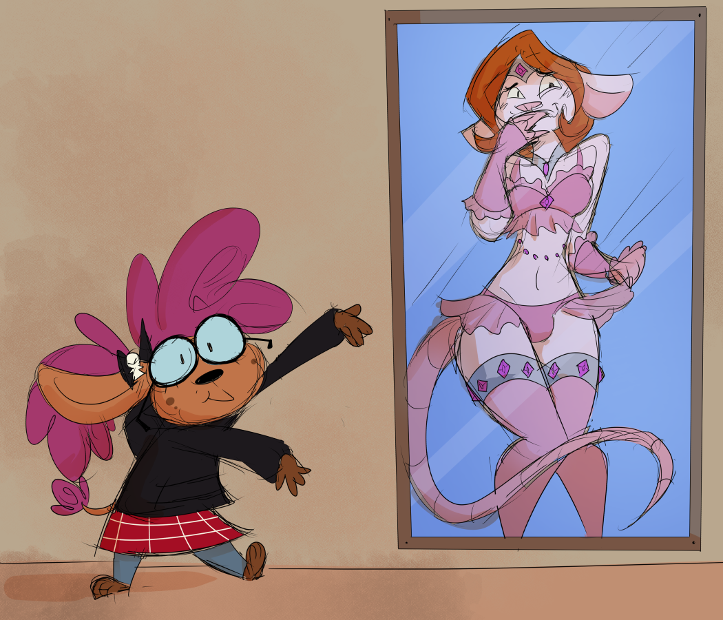 Just Bein' A Panties Mouse by RushEloc -- Fur Affinity [dot] net