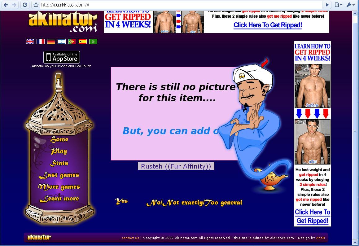 Me against Akinator