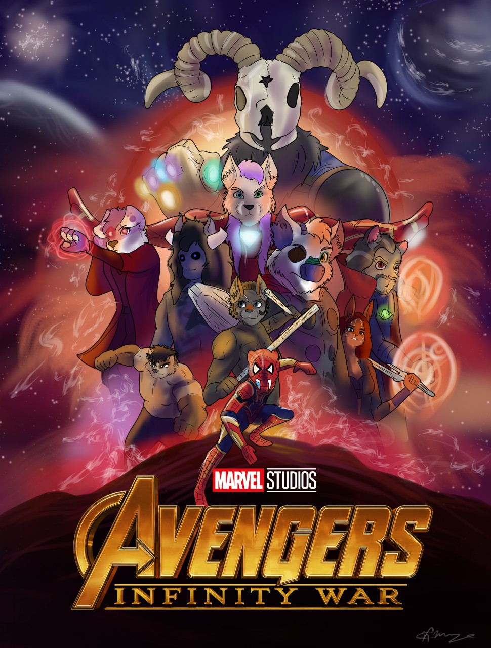 avengers poster parody