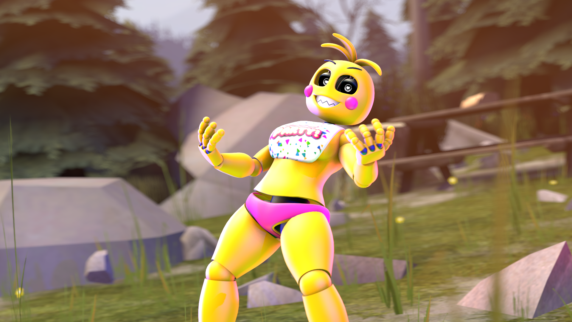 Chica JoPose by Ryguy555 -- Fur Affinity [dot] net