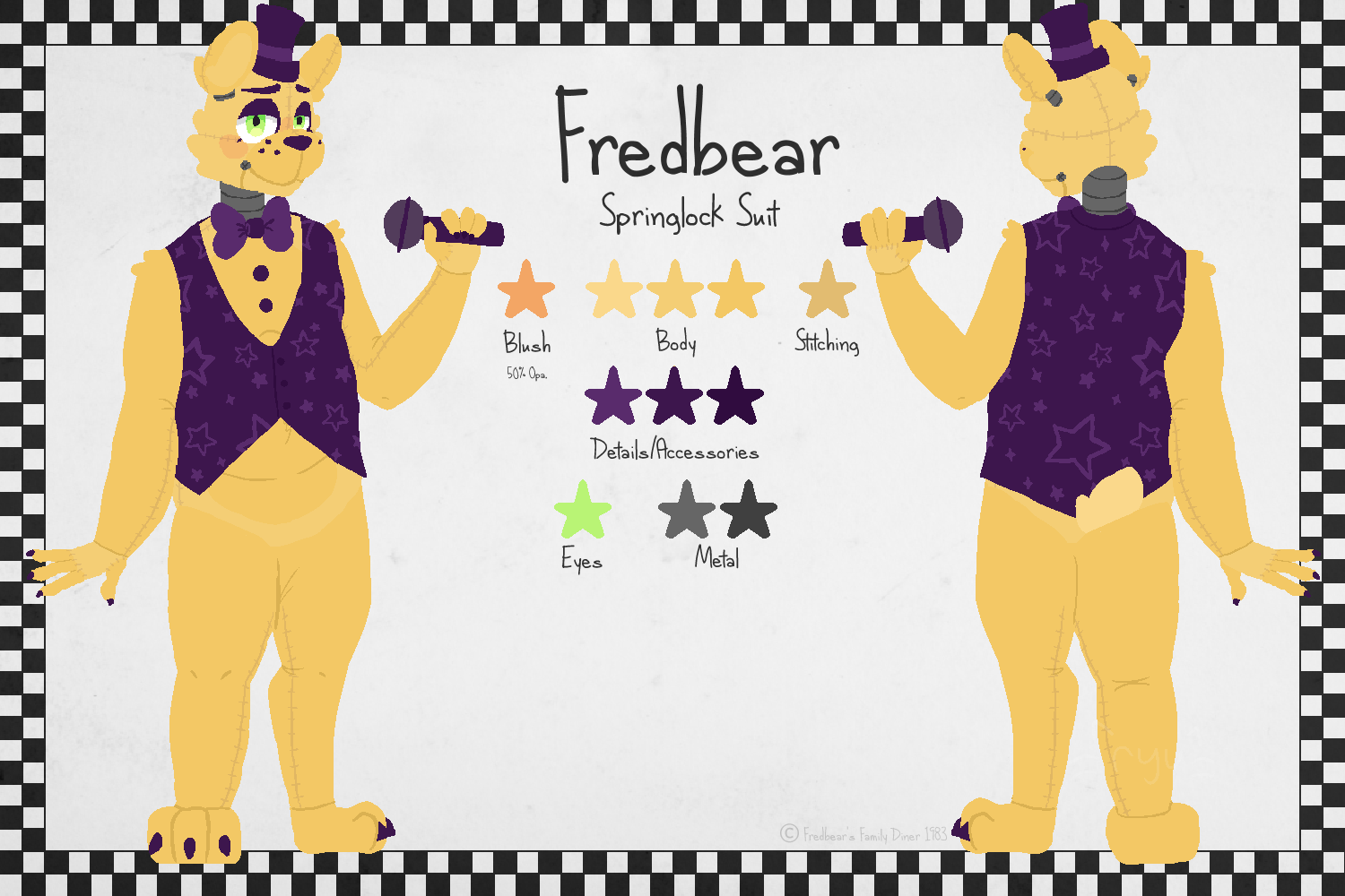 SpringBonnie and Fredbear~ Golden duo by suenta-deathgod -- Fur Affinity  [dot] net
