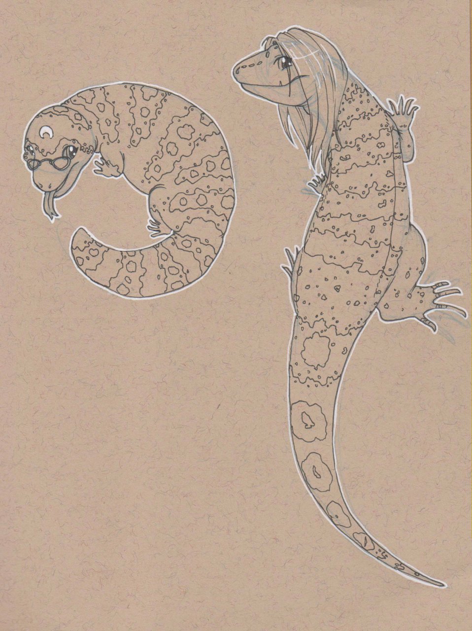 The Autistic Naturalist: How To Draw: Lizards and Snakes