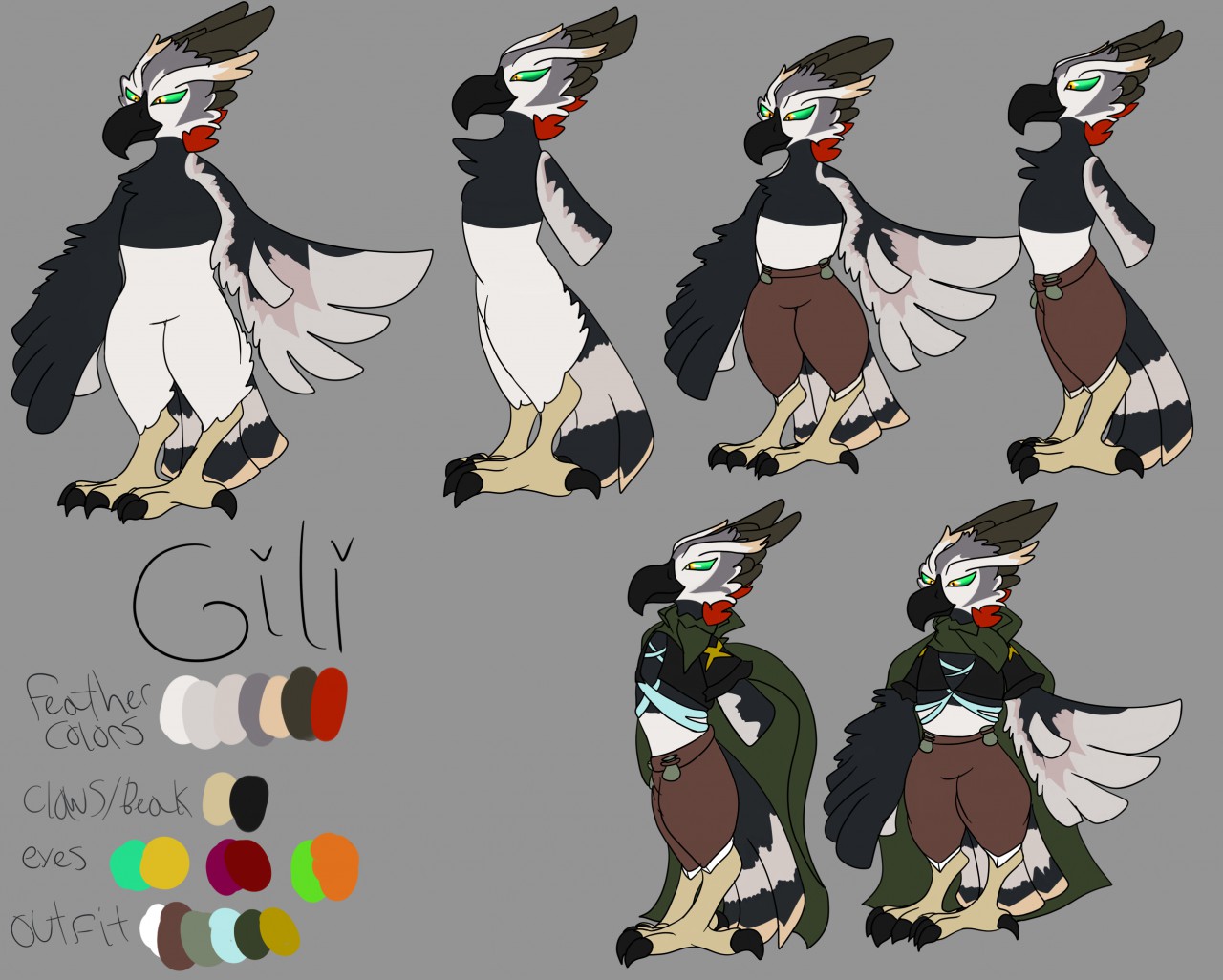 Harpy Eagle Rito oc by RyuuMajora -- Fur Affinity [dot] net