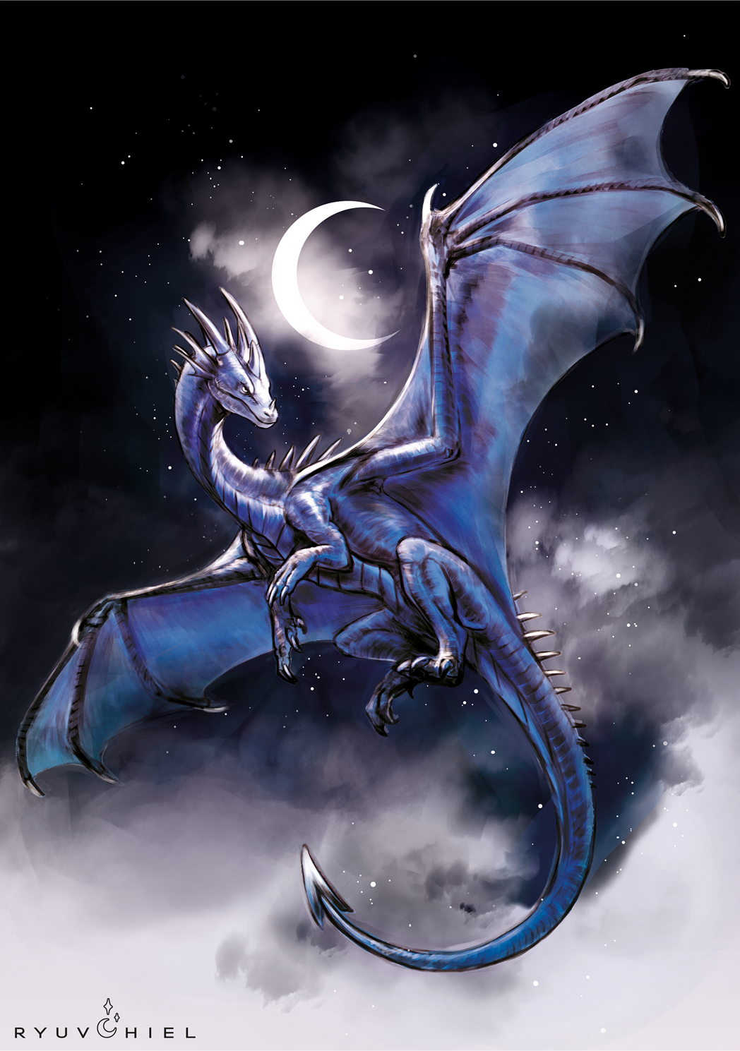 Dragon Night by Ryuvhiel -- Fur Affinity [dot] net