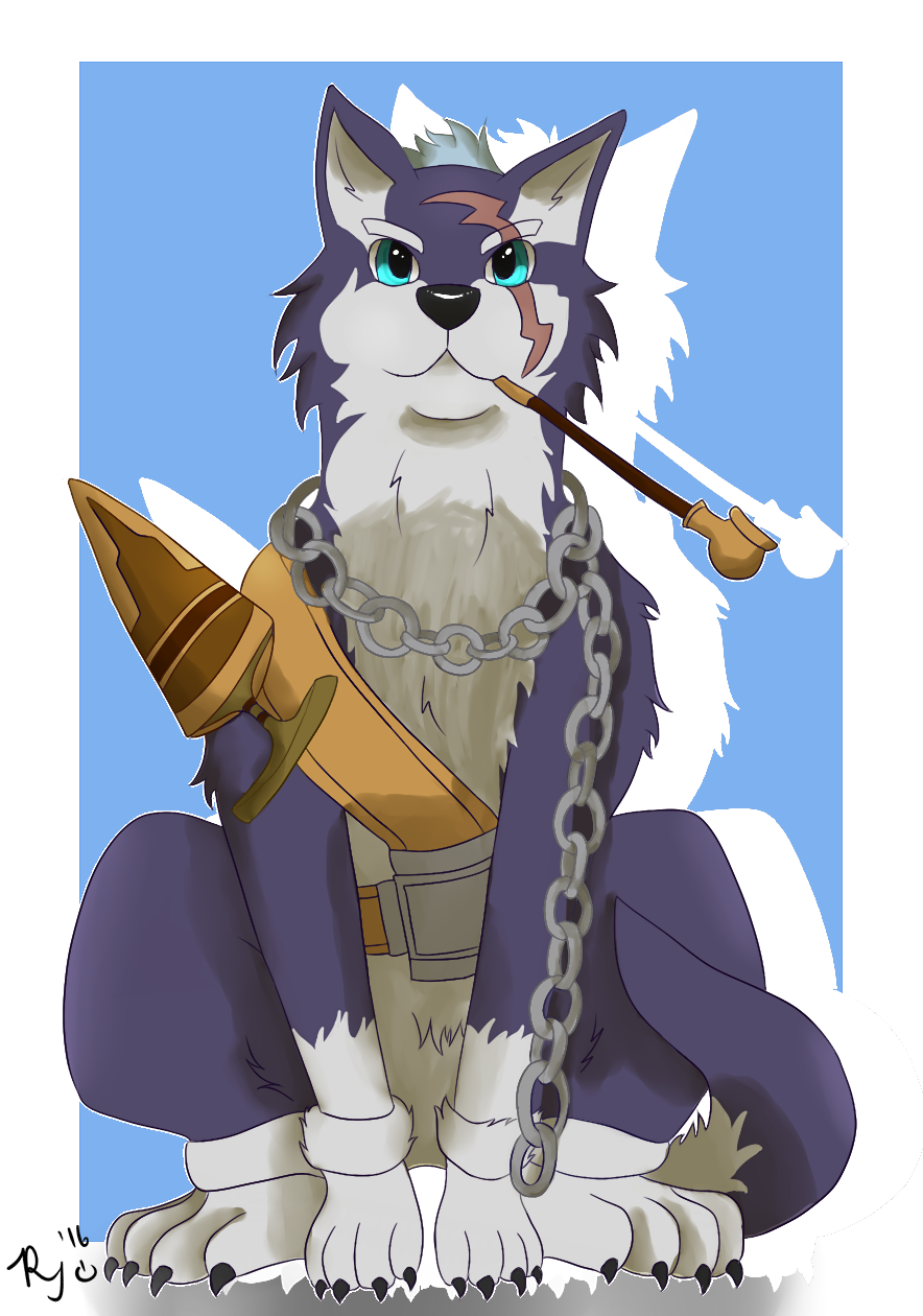 Repede Fanart by Ryzor_the_Tusky -- Fur Affinity [dot] net