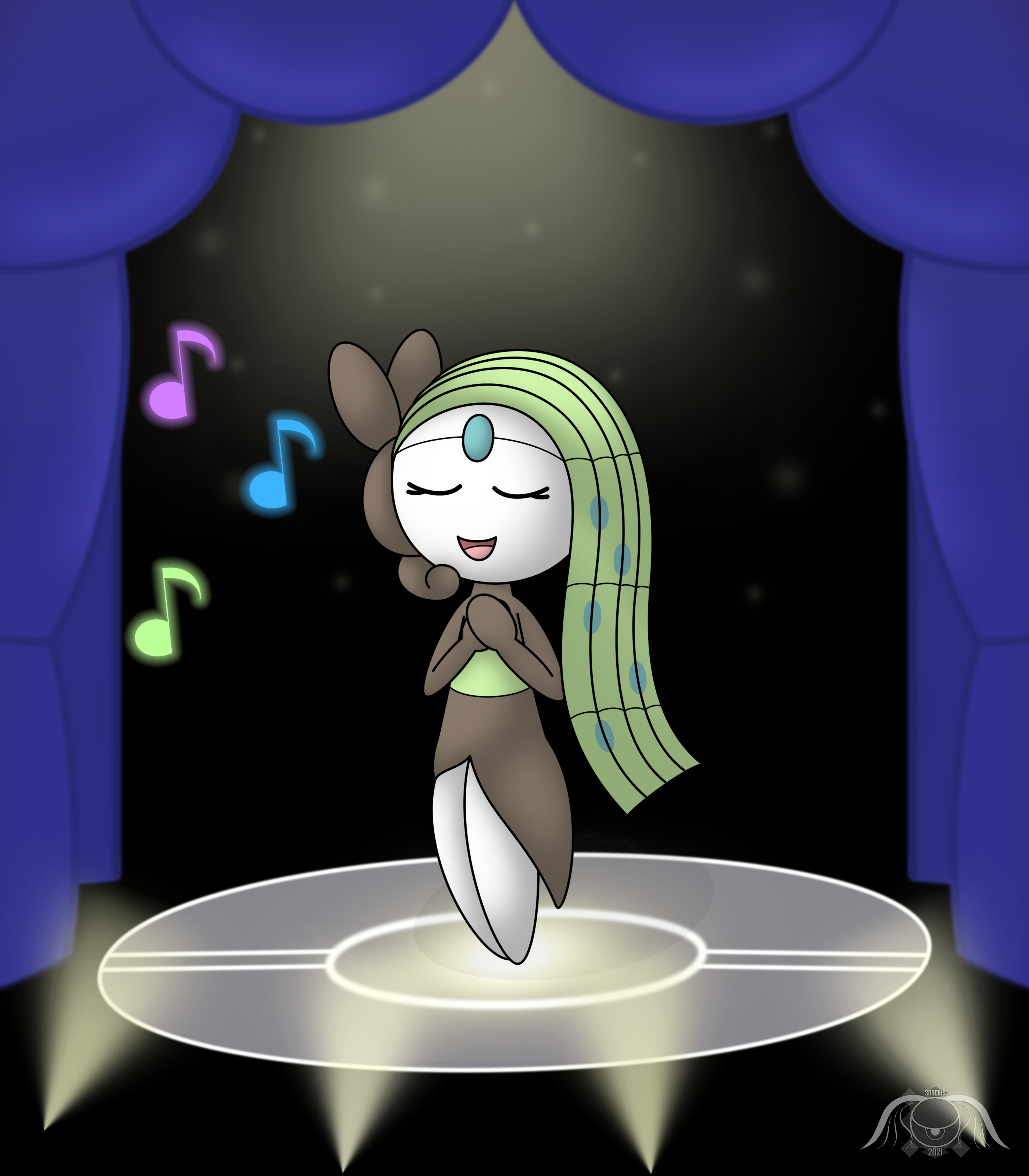 Mega Meloetta by Ephraim225 -- Fur Affinity [dot] net