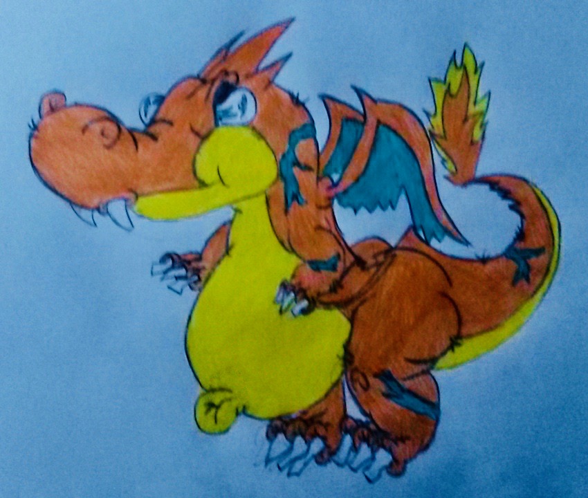 Shiny Mega Charizard Y by WillowSeeker -- Fur Affinity [dot] net