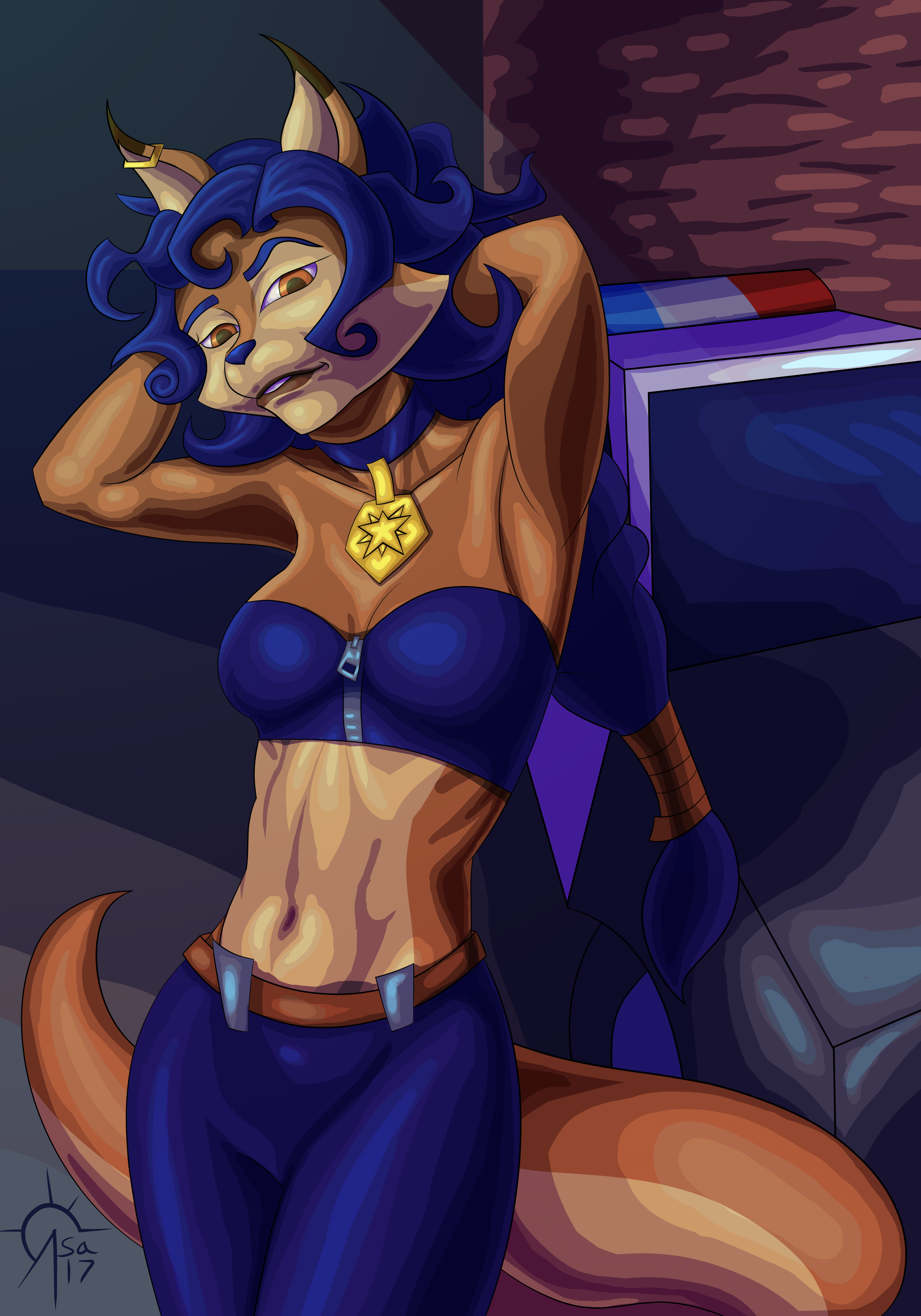 Patreon Poll: Carmelita Fox (no coat) by SacrificAbominat -- Fur Affinity  [dot] net