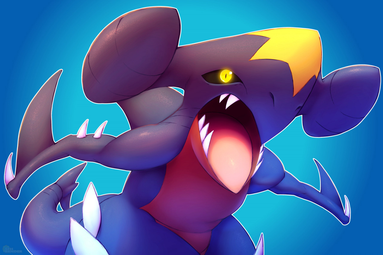 pokemon mega Garchomp by LusiaNanami on DeviantArt