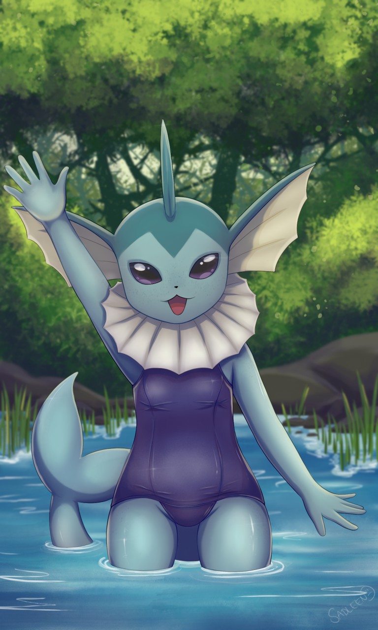 Vaporeon by Sadleen Fur Affinity dot net