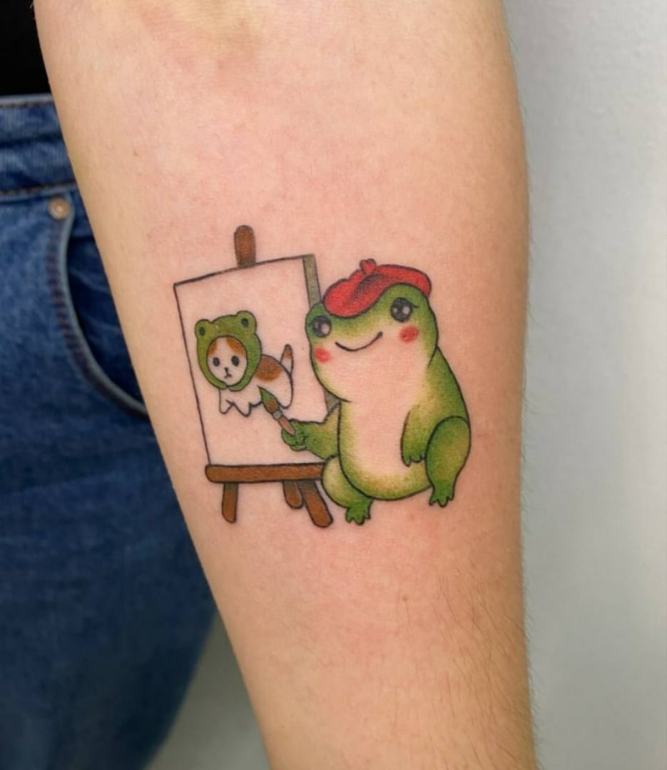 Frog Temporary Tattoo - Etsy