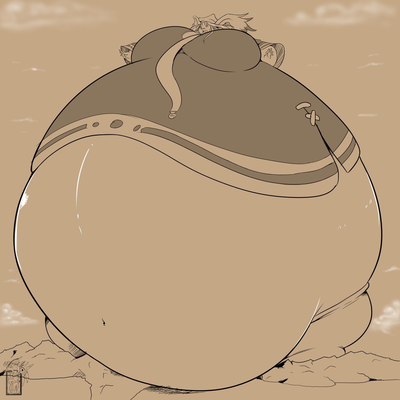 Munemune Comission - King size Momo by saintdraconis -- Fur Affinity [dot]  net