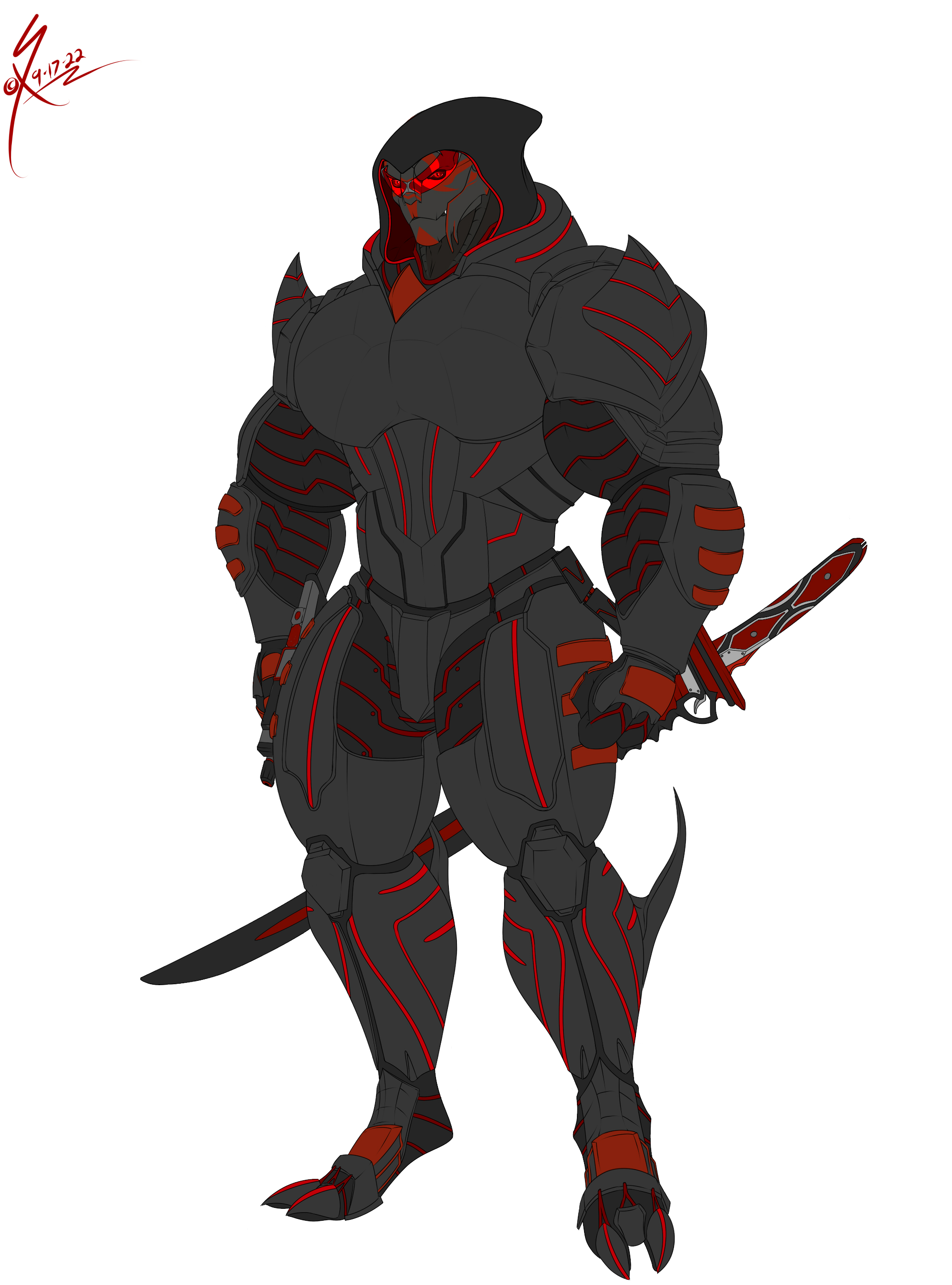 Xihlus's Armor Color by Saixyuniz-xynz -- Fur Affinity [dot] net