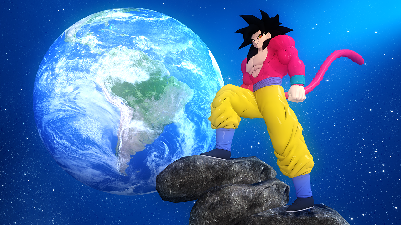 Goku SSJ4 Wallpapers  Top Free Goku SSJ4 Backgrounds  WallpaperAccess