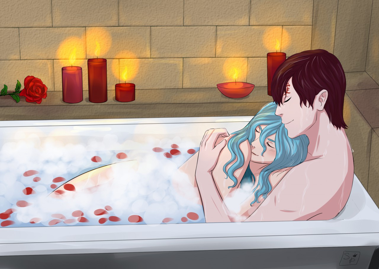 Ych Bath Time #2 by SajoPhoe -- Fur Affinity [dot] net