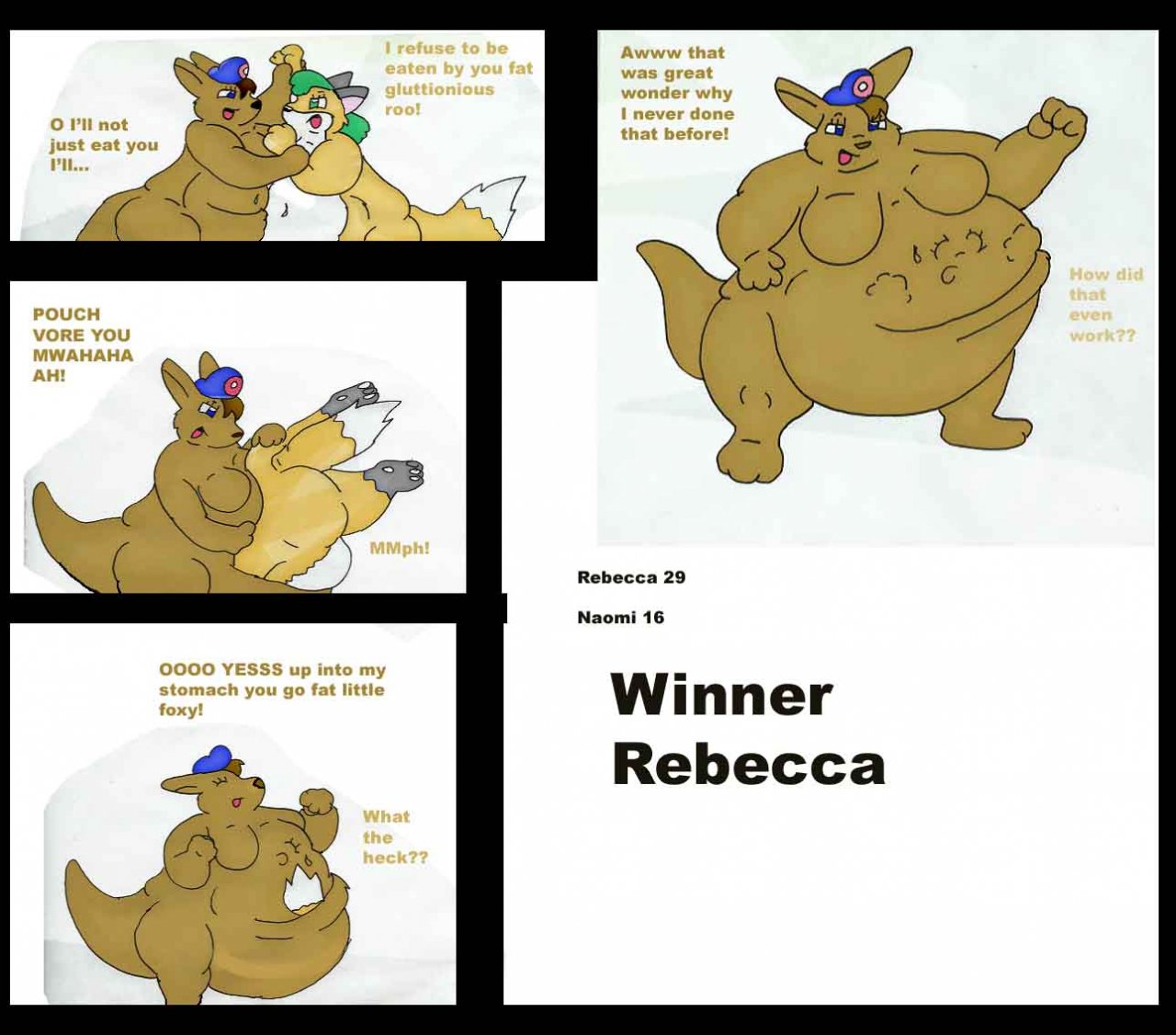 Fur Labs Vore Round 2 Winner Rebecca by SakenSkunk -- Fur Affinity [dot] net