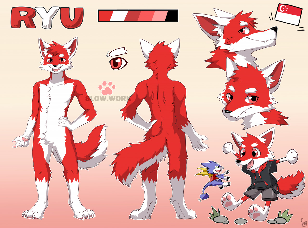 Ryuzaki Reference (sfw) by RyuzakiTheUmbreon -- Fur Affinity [dot] net